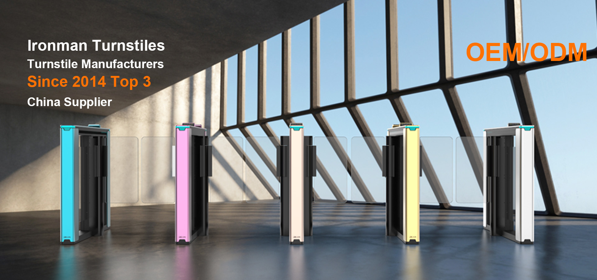 คุณภาพ พนังกั้นประตูหมุน โรงงาน