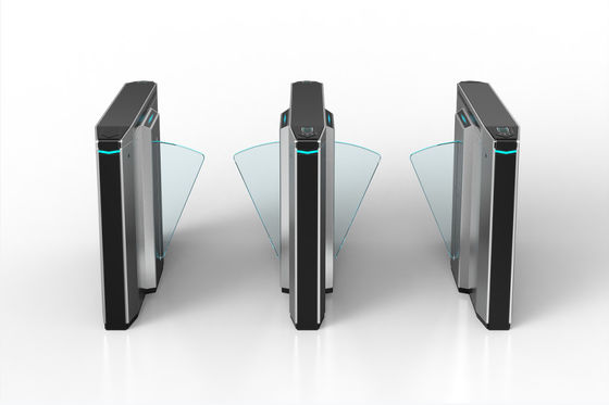 Biometric Flap Barrier Handicap Turnstile Entry Systems สำหรับตำแหน่งระดับสูง