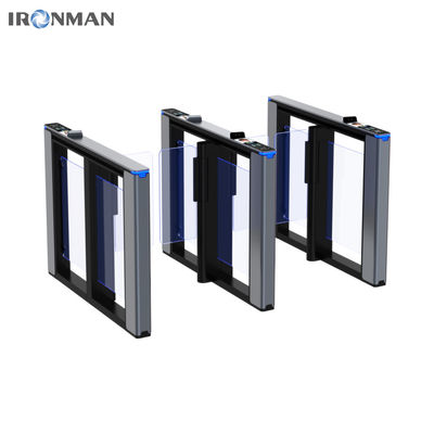 การออกแบบป้องกันการกัด อัตโนมัติ QR Code Reader Speed Barrier Gate สําหรับ Universal Speed Gate