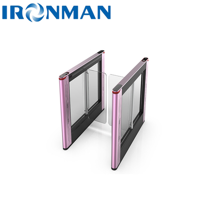 อลูมิเนียมเหล็กวัดวัสดุ เครื่องร่างกาย Smart Swing Barrier Gate Turntile ทางเข้า