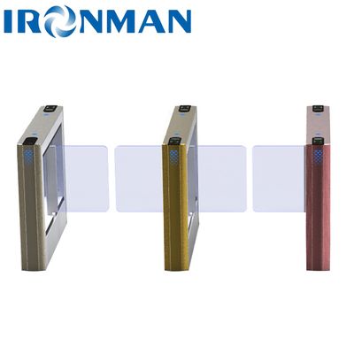 การรักษาความปลอดภัย Turntile ประตูทางเข้า สํานักงาน ความเร็ว Swing Barrier