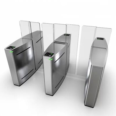 อัตโนมัติ Sliding Gate Turnstile 1400*335*980mm กับ 6 คู่ของตรวจจับอินฟราเรดใน 304 เหล็กไร้ขัด